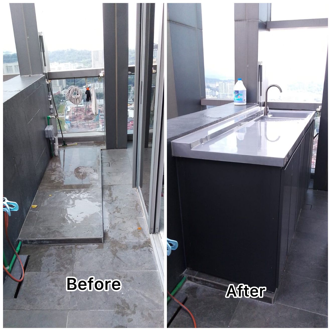 Balcony Utility Area Transformation in Singapore – From Wet Space to Functional Sink Station